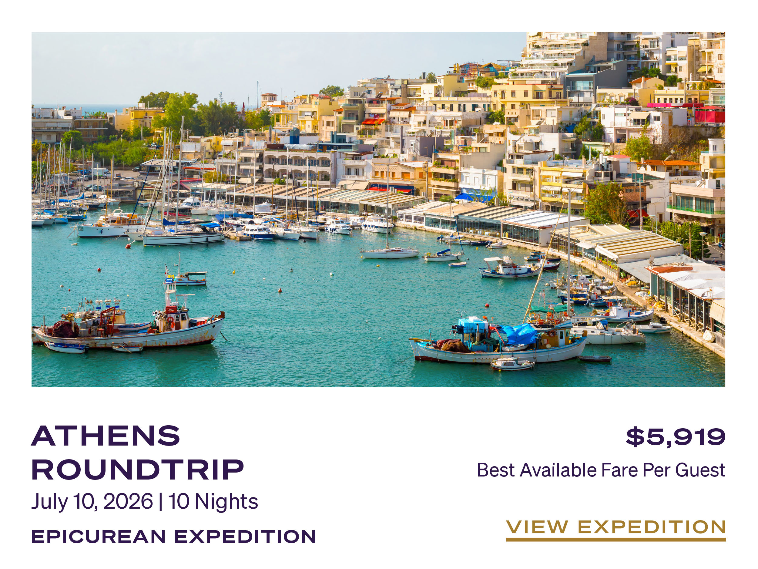 Athens Roundtrip July 10, 2026 | 10 Nights