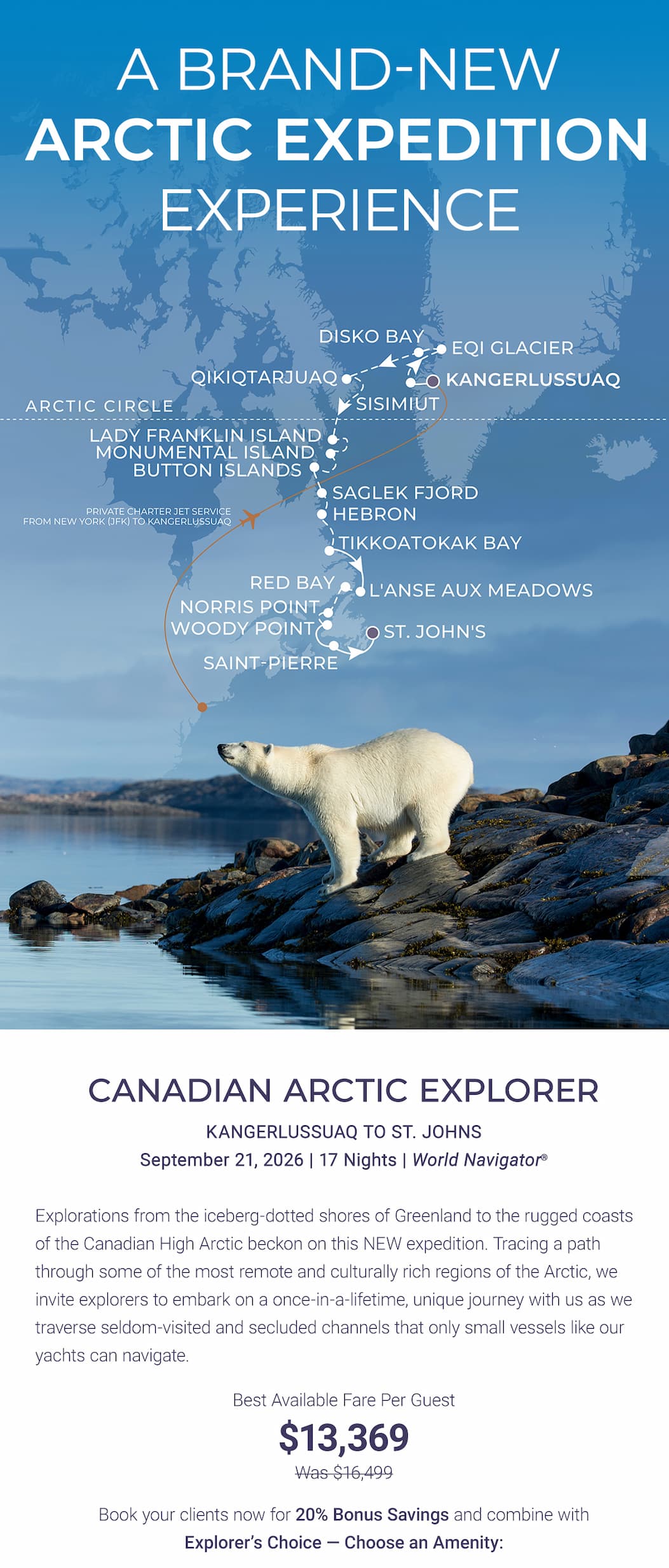 A BRAND-NEW ARCTIC EXPEDITION EXPERIENCE