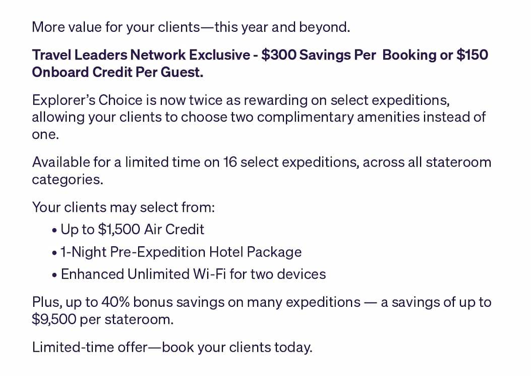 Beging The Year with an Expedition designed around you.