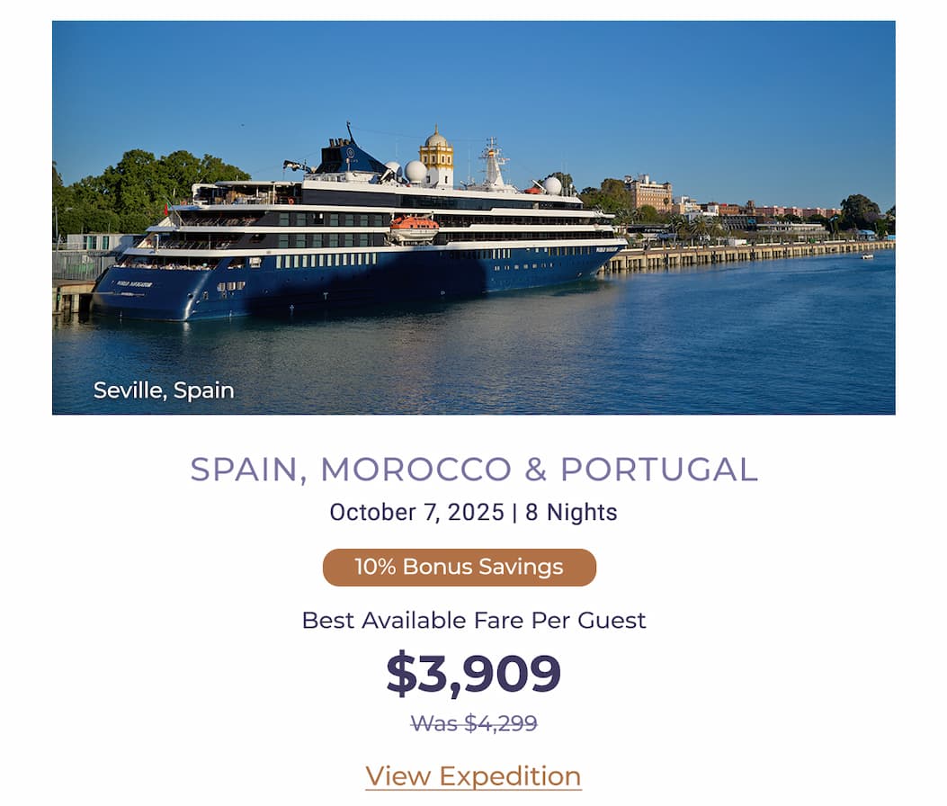 SPAIN, MOROCCO & PORTUGAL October 7, 2025 | 8 Nights