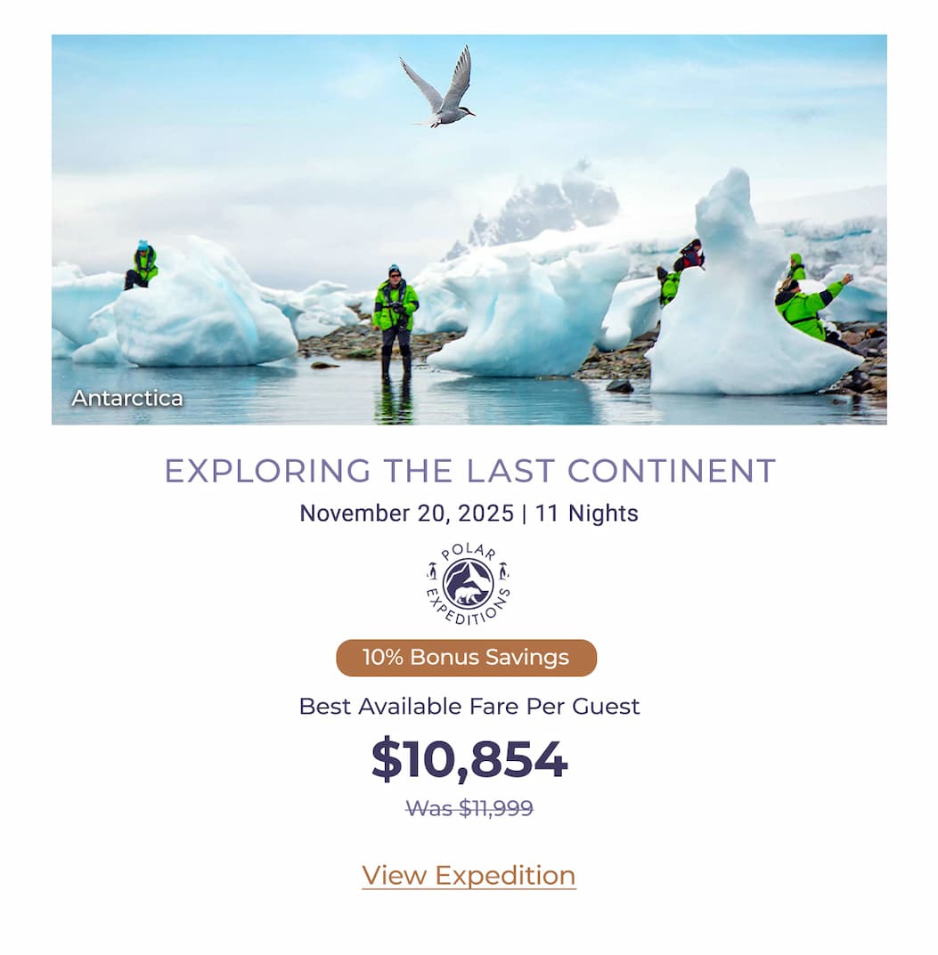 EXPLORING THE LAST CONTINENT November 20, 2025 | 11 Nights