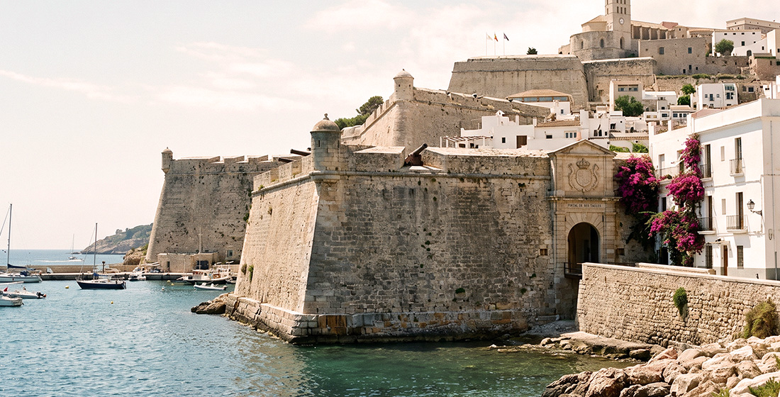 Dalt Vila, a UNESCO World Heritage Site in Ibiza, Spain