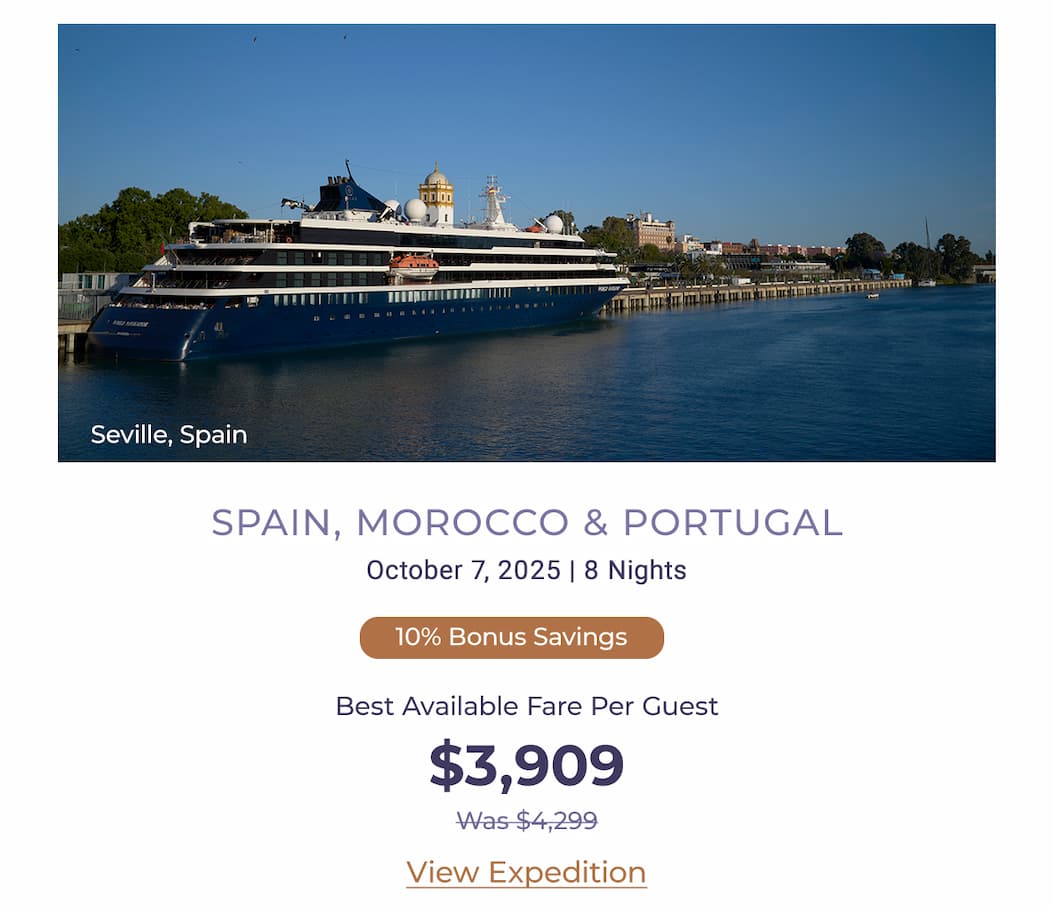 SPAIN, MOROCCO & PORTUGAL October 7, 2025 | 8 Nights