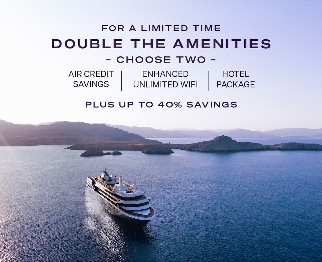 DOUBLE THE AMENITIES. UP TO 40% IN SAVINGS.