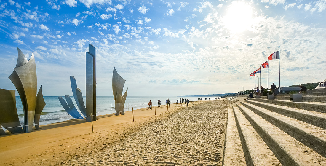 Normandy Landing Beach in France