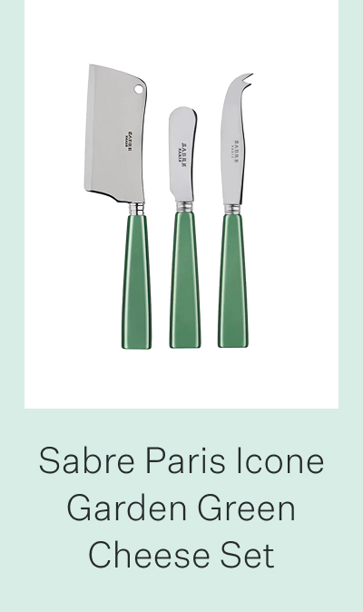 Sabre Paris Icone Garden Green Cheese Set