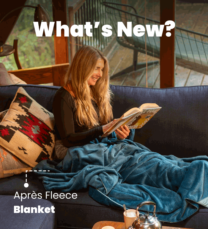 What's New? Pack Mat, Apres Fleece Blanket, and Merino SoftWool Blankets are new.