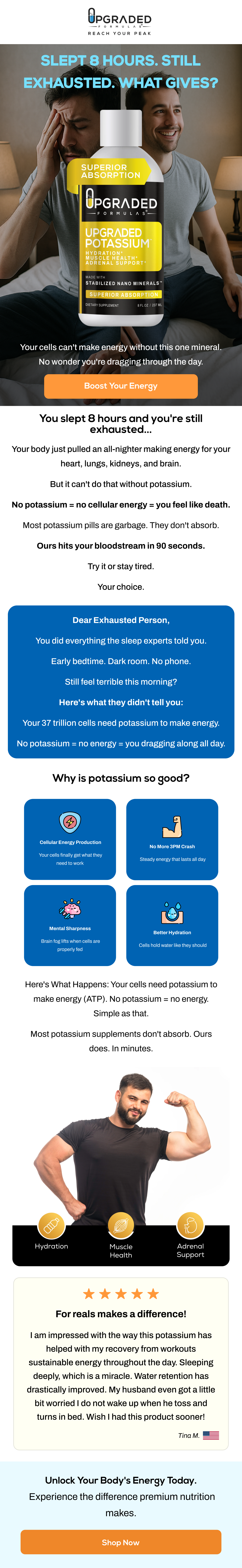 Your cells can't make energy without this one mineral. No wonder you're dragging through the day.