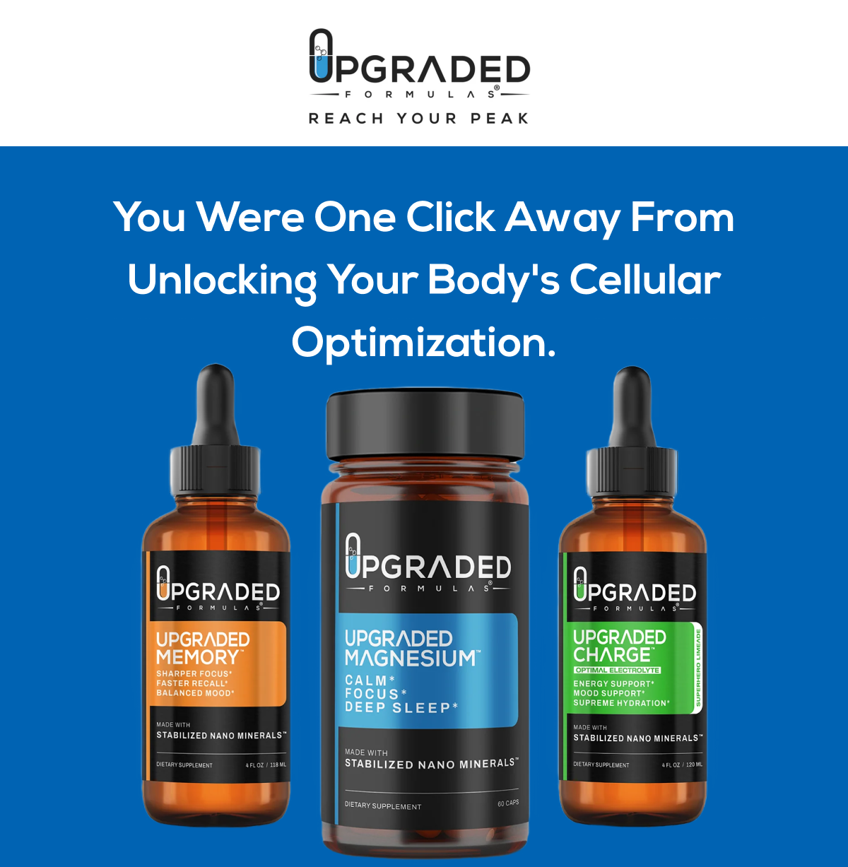 Your Body's Cellular Optimization.