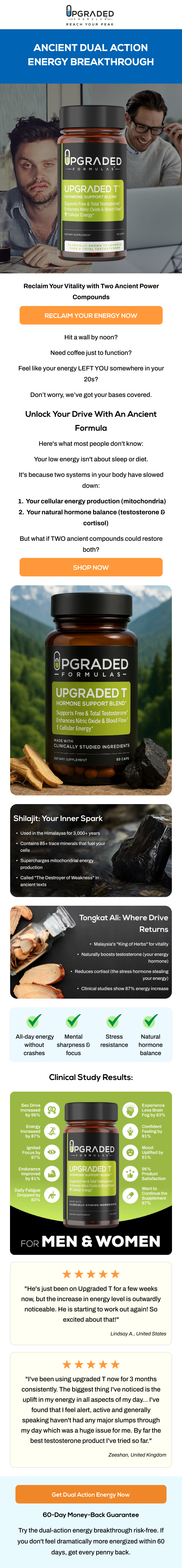 Reclaim Your Vitality with Two Ancient Power Compounds