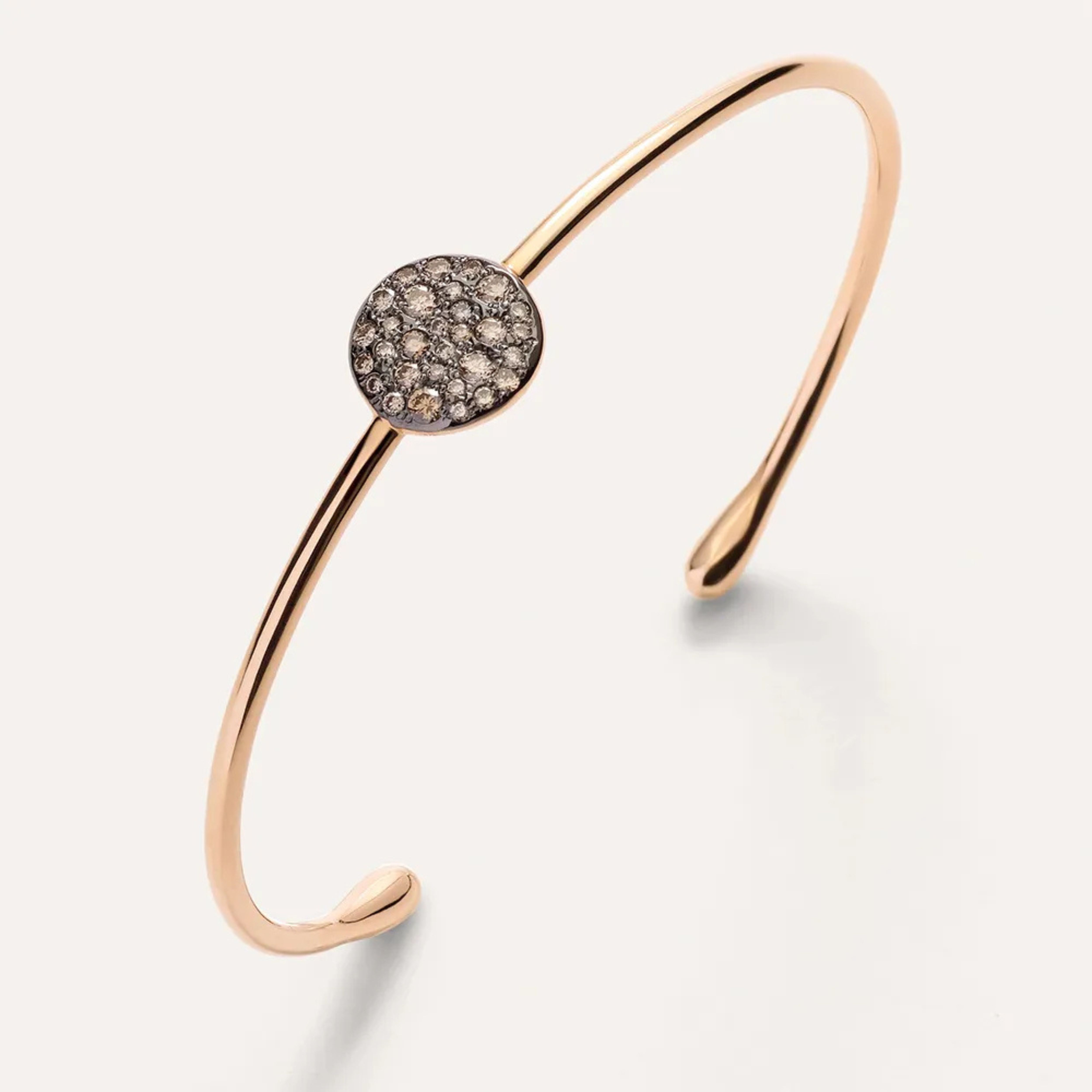 Bracelet Sabbia bangle RG Brown Diamond