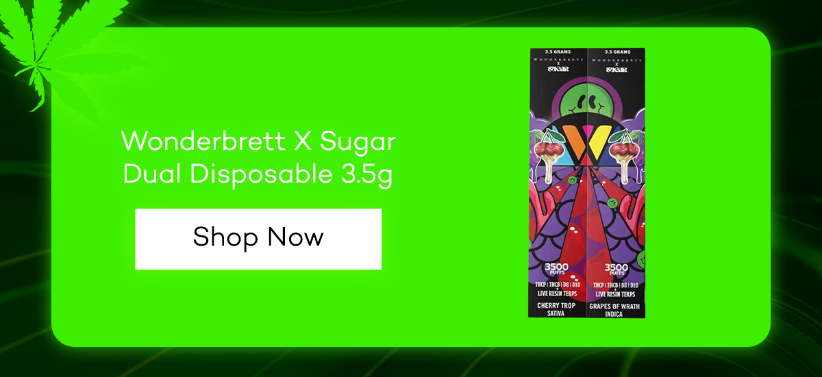 Wonderbrett X Sugar Dual Disposable 3.5g