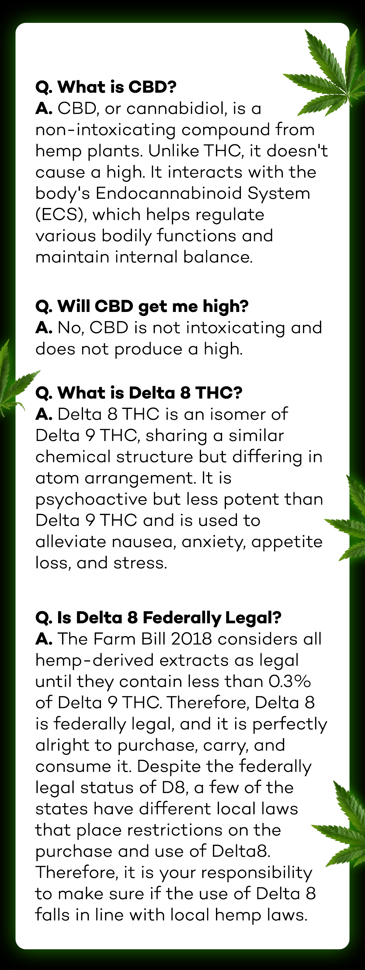 Cannabis FAQs