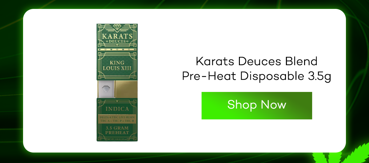Karats Deuces Blend Pre-Heat Disposable 3.5g