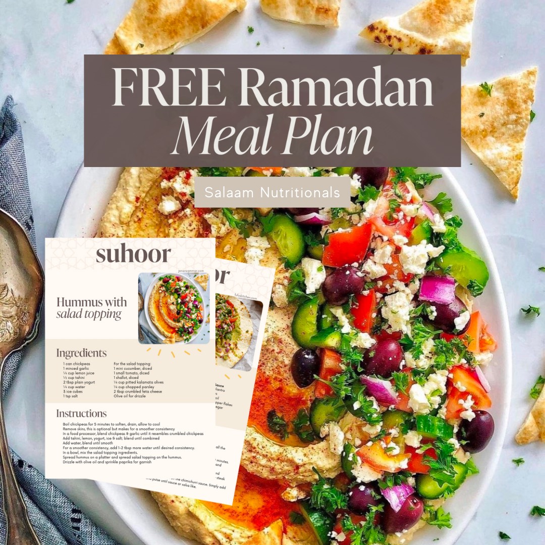 Ramadan Meal Plan Salaam Nutritionals