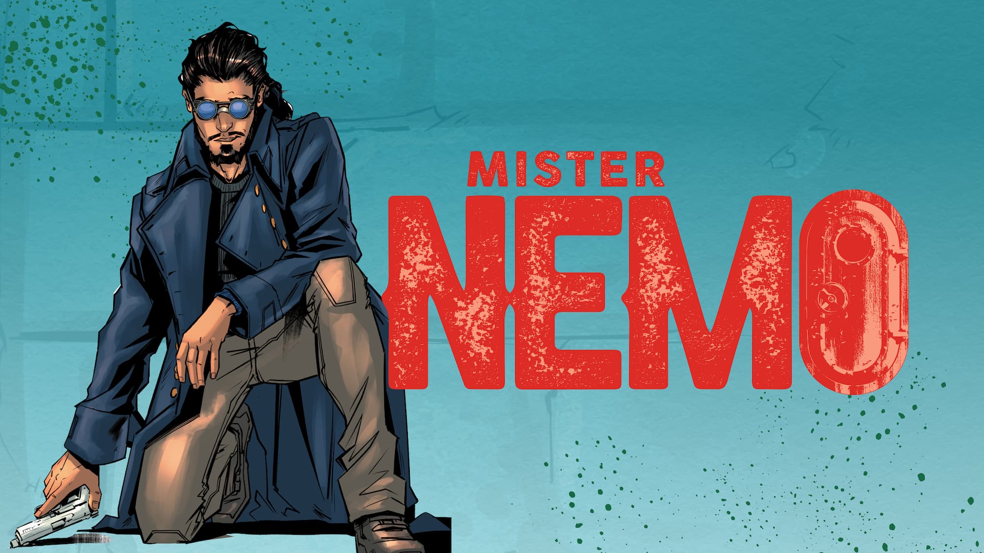 an image of a woman holding a gun and a soda