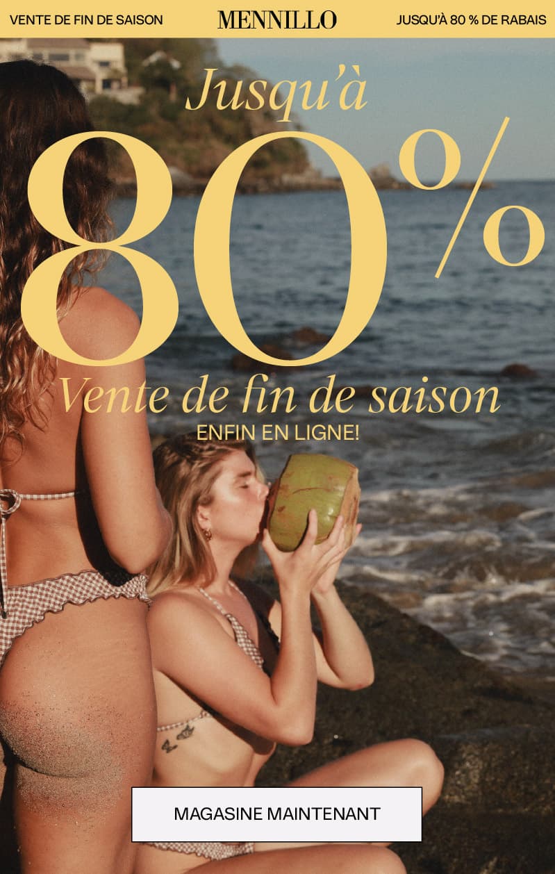 Jusqu'à 80%: vente de fin de saison enfin en ligne! Magasine maintenant.