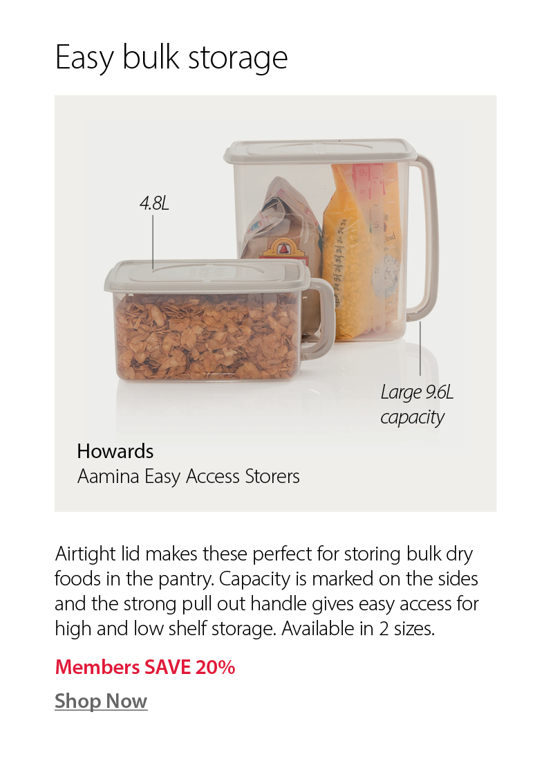 PANTRY Maximise space Minimise waste Howards Storage World