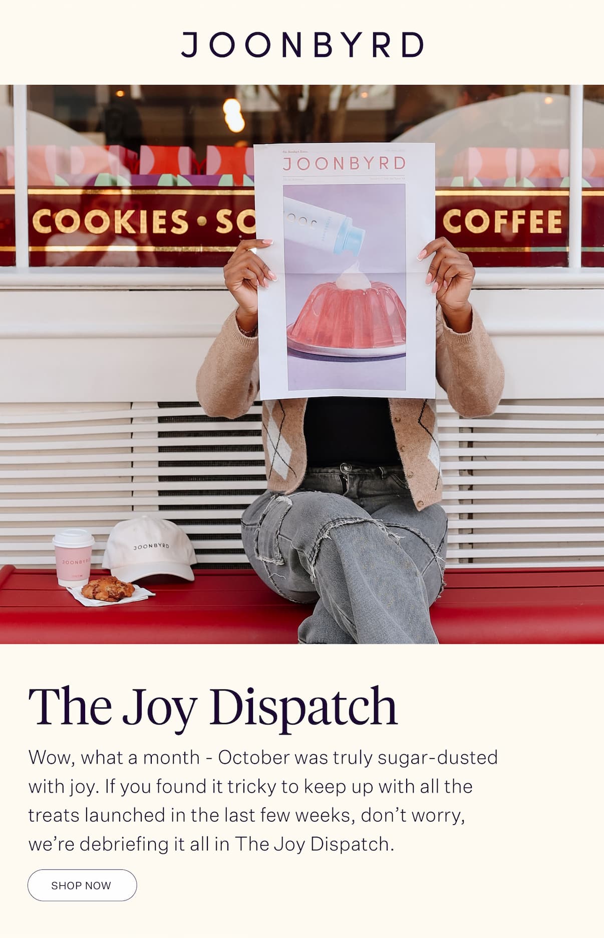 The Joy Dispatch. Wow, what a month - October was truly sugar-dusted with joy.   If you found it tricky to keep up with all the treats launched in the last few weeks, don't worry, we're debriefing it all in The Joy Dispatch. 