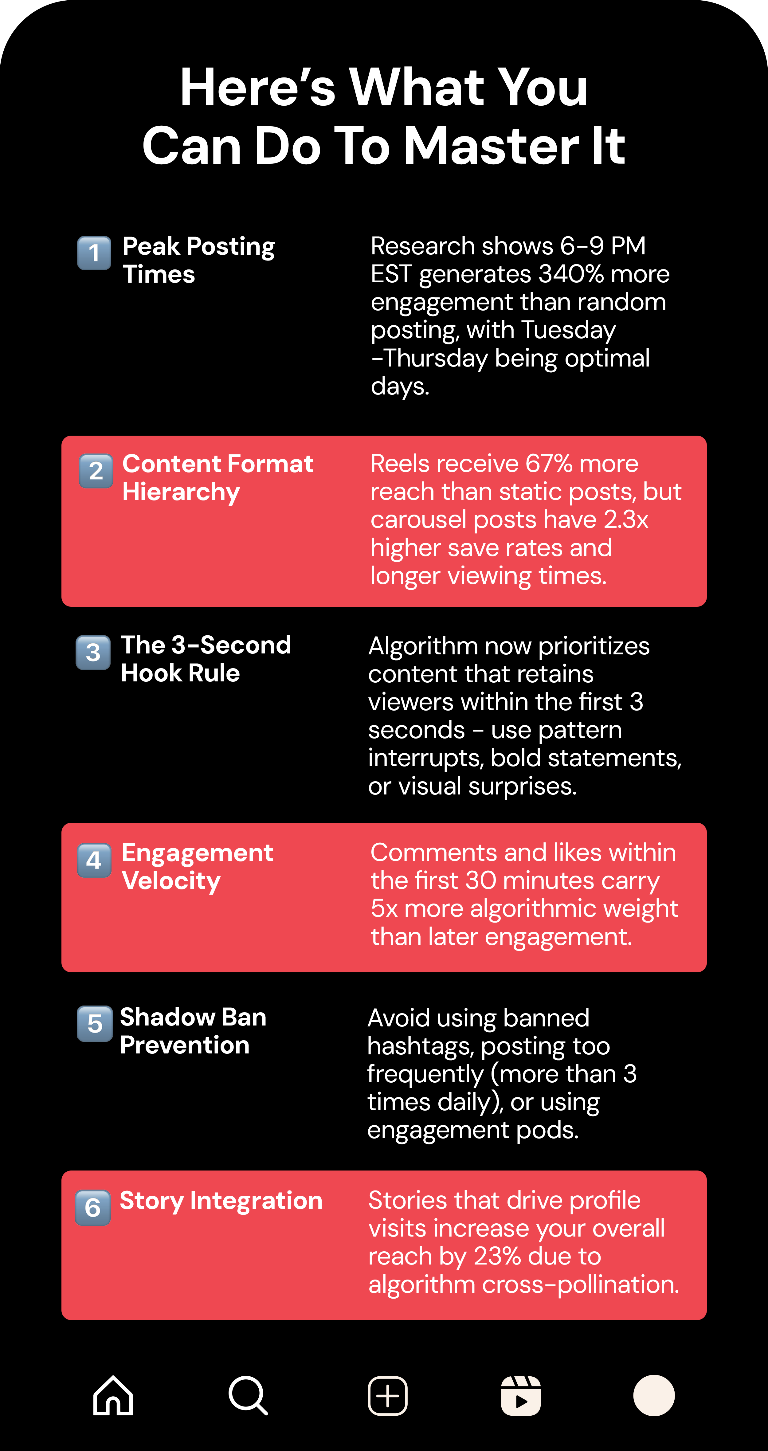 Master the algorithm