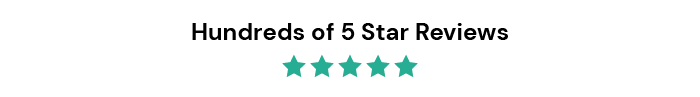 Hundreds of 5 Star Reviews