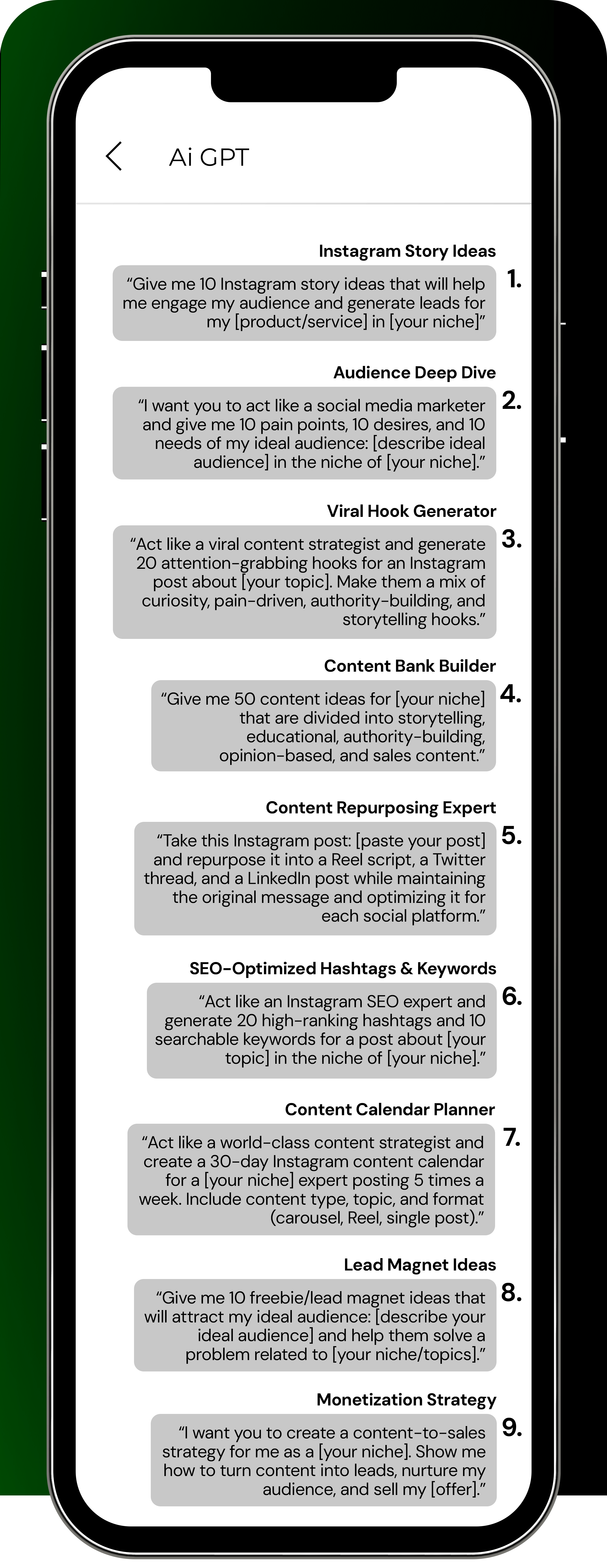 9 AI prompts for your content