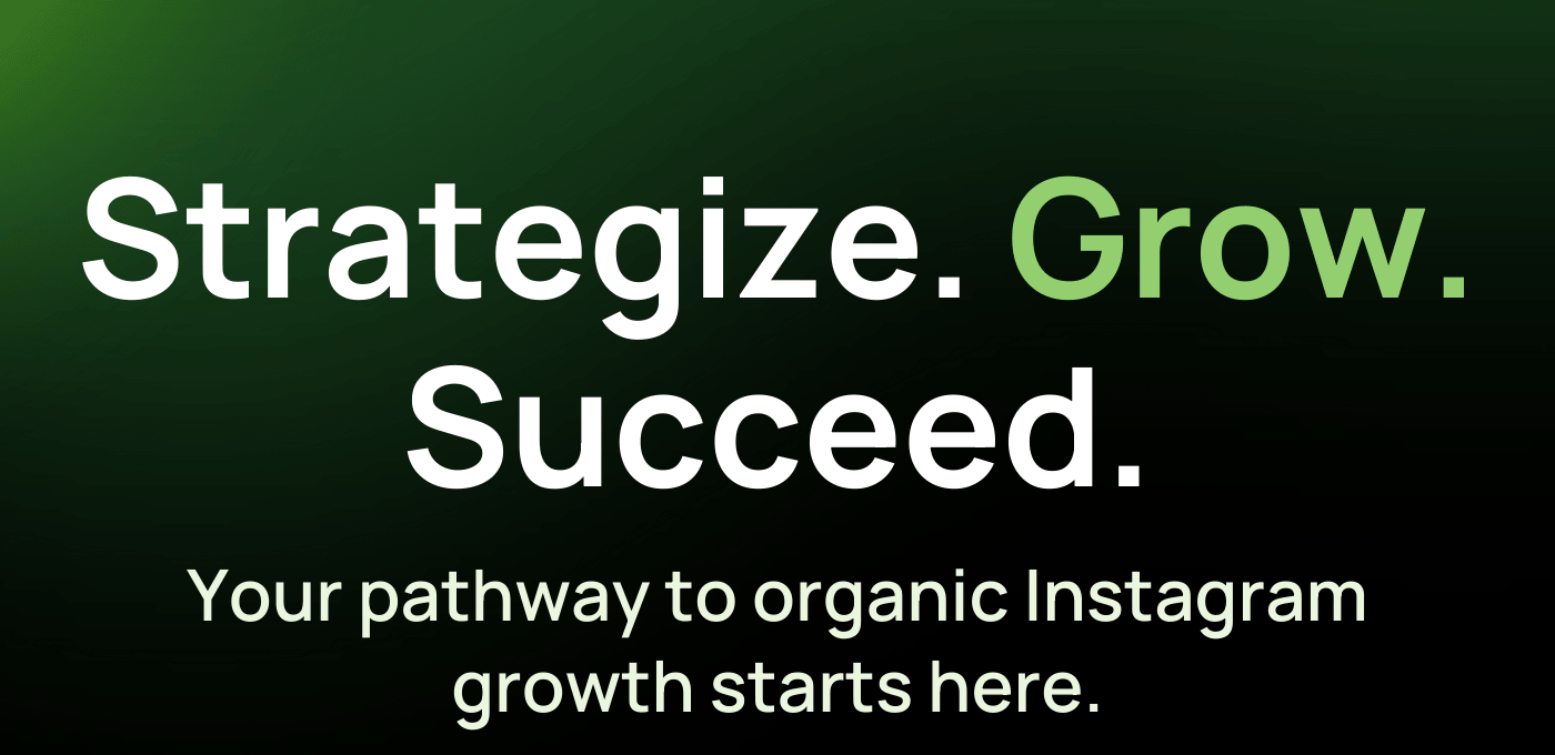 Strategize. Grow. Succeed.