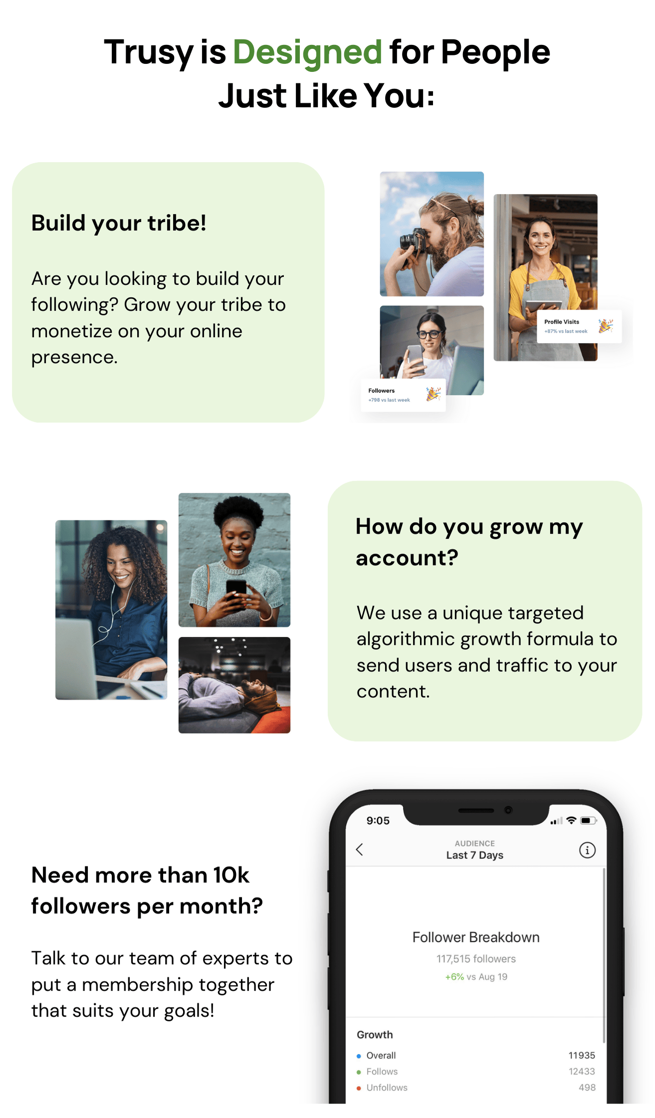 Trusy is Designed for People Just Like You: