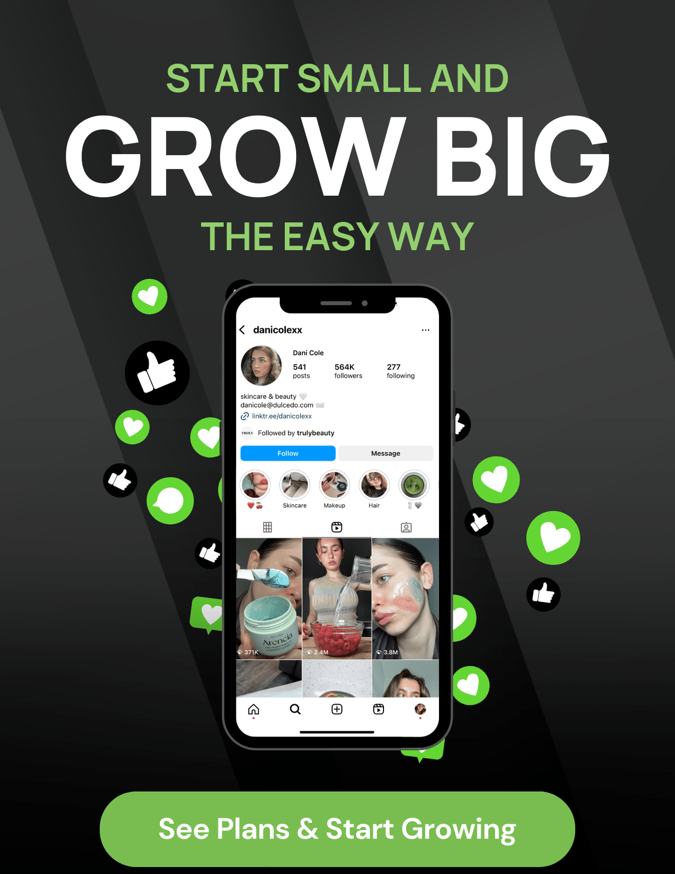 Start small and grow big with Trusy.