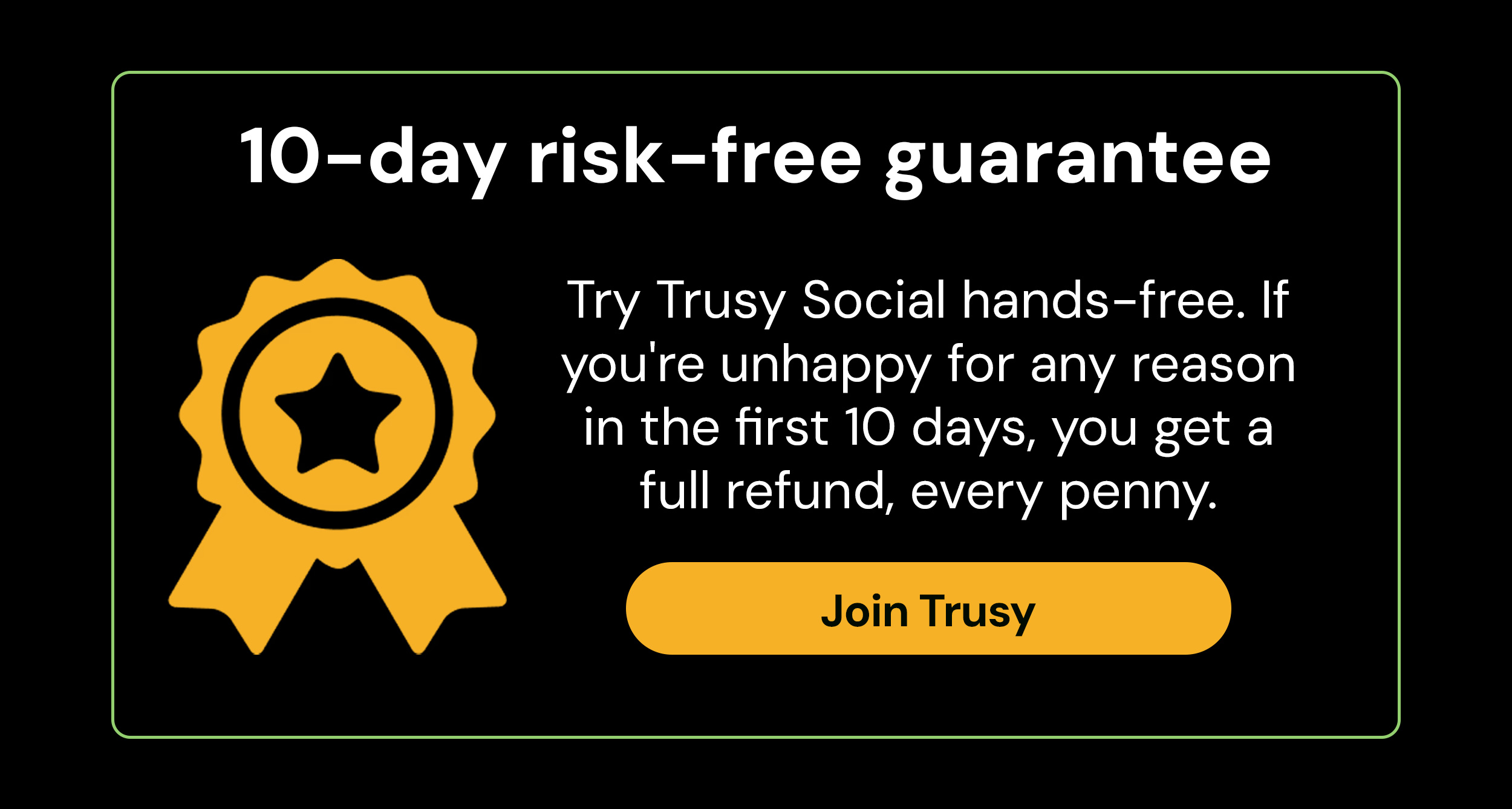 10-day risk-free guarantee