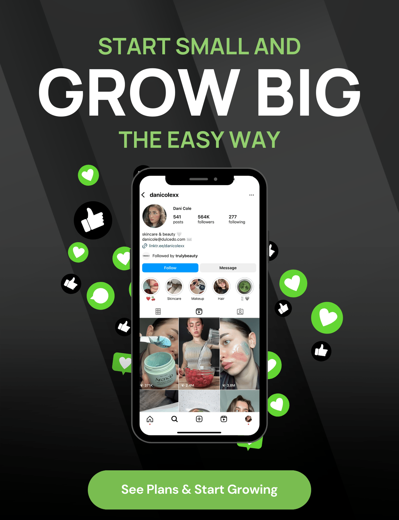 Start small and grow big with Trusy.