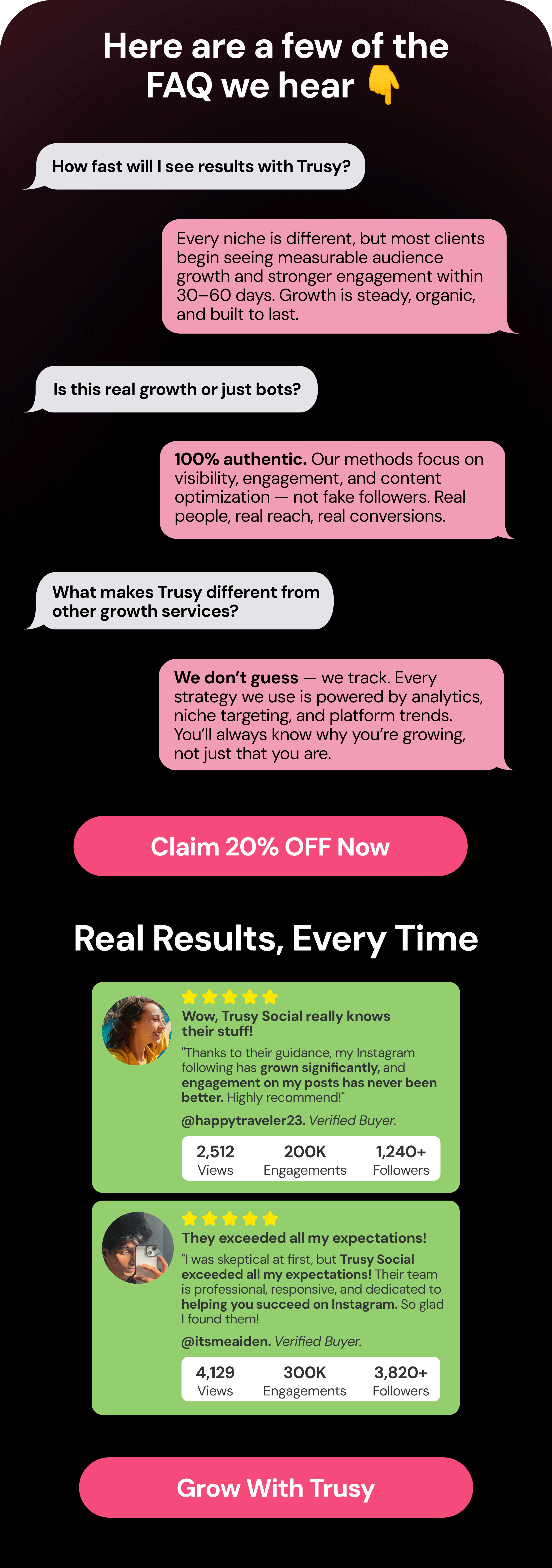 Here are a few of the FAQ we hear