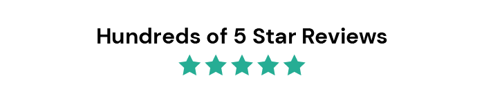 Hundreds of 5 Star Reviews