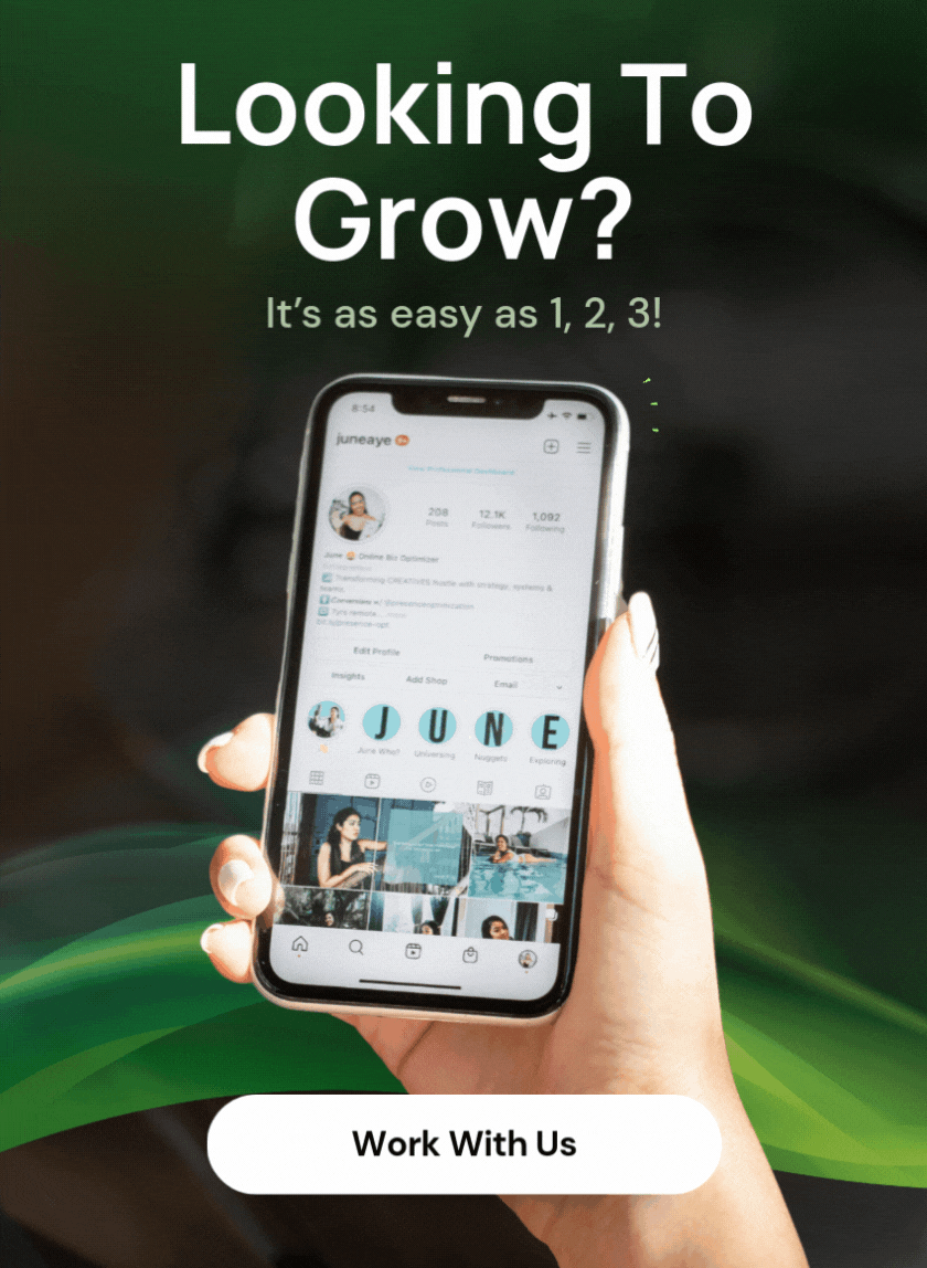 Looking To Grow? It's as easy as 1,2,3!