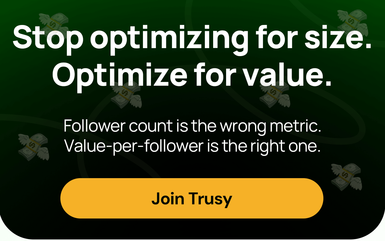 Stop optimizing for size. Optimize for value.