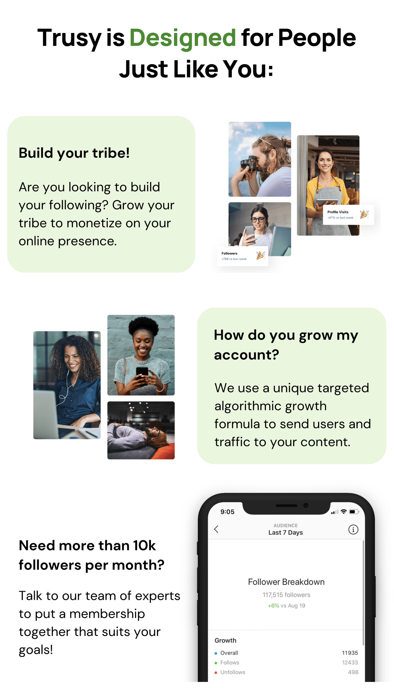 Trusy is Designed for People Just Like You: