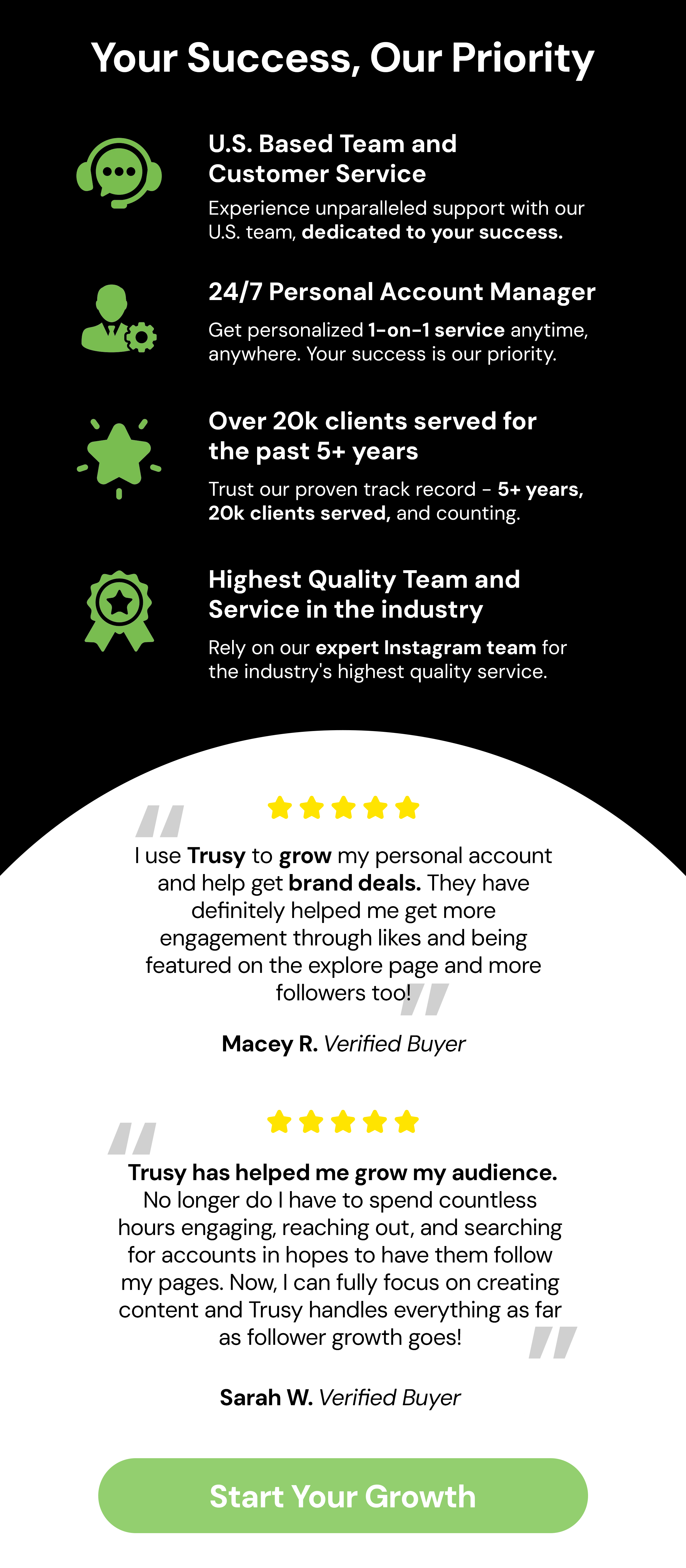 your success, our priority