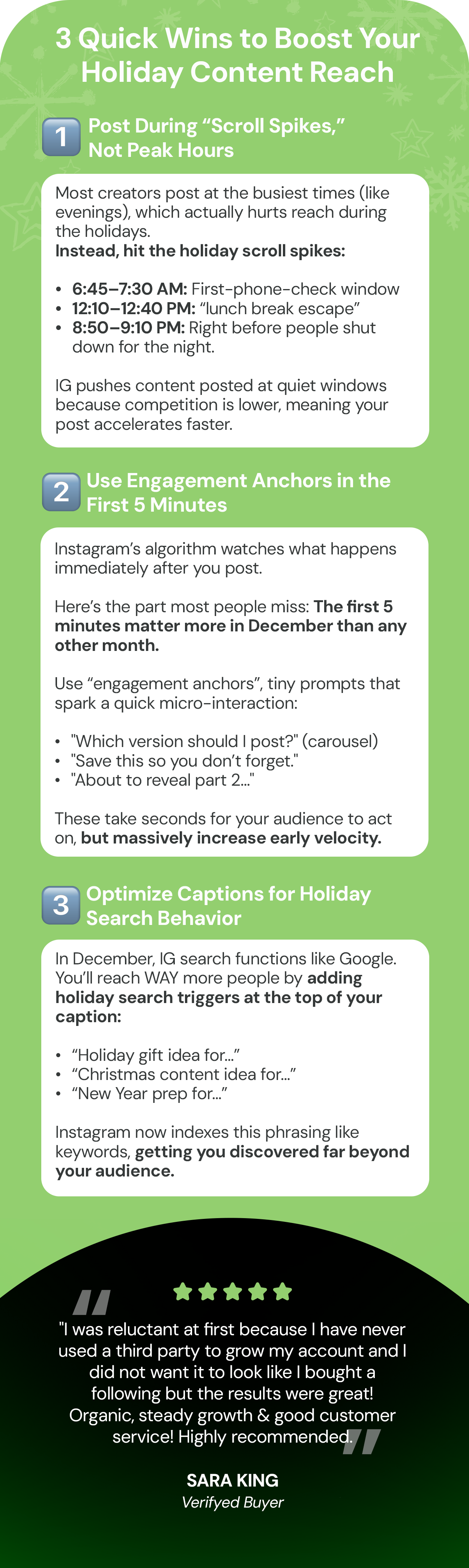 3 Quick Wins to Boost Your Holiday Content Reach