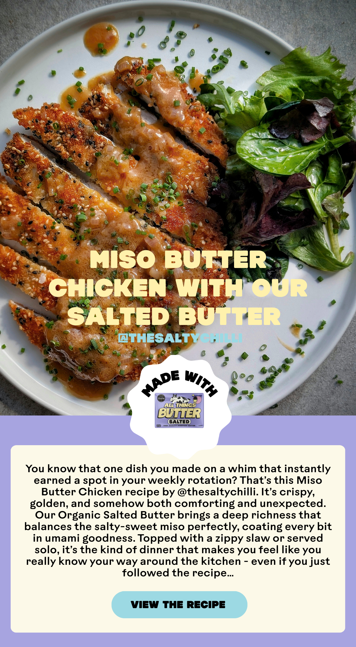 Miso butter chicken