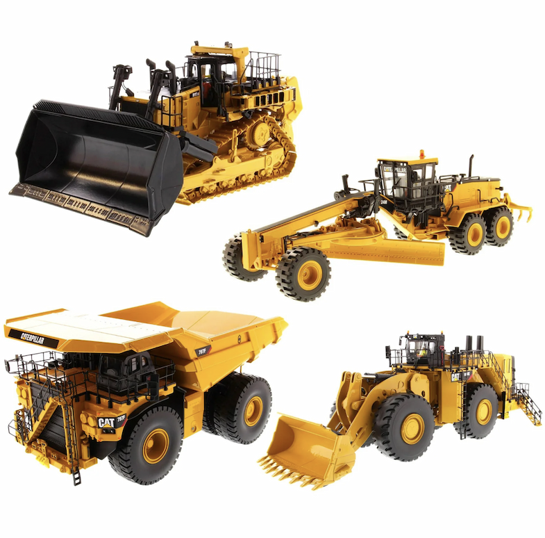 CAT Die Cast 345B Material Handler Core Classic Edition 1:50