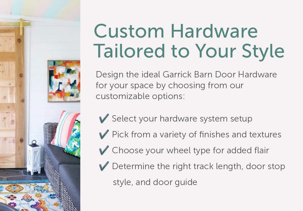 Introducing Garrick Barn Door Hardware Specialty Doors