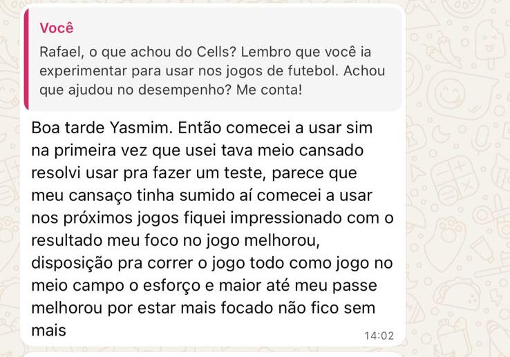Depoimento: cansaço sumiu, foco melhorou