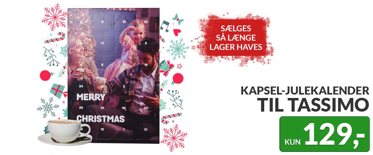 Klik her og se tilbuddet på kapsel-julekalender til Tassimo