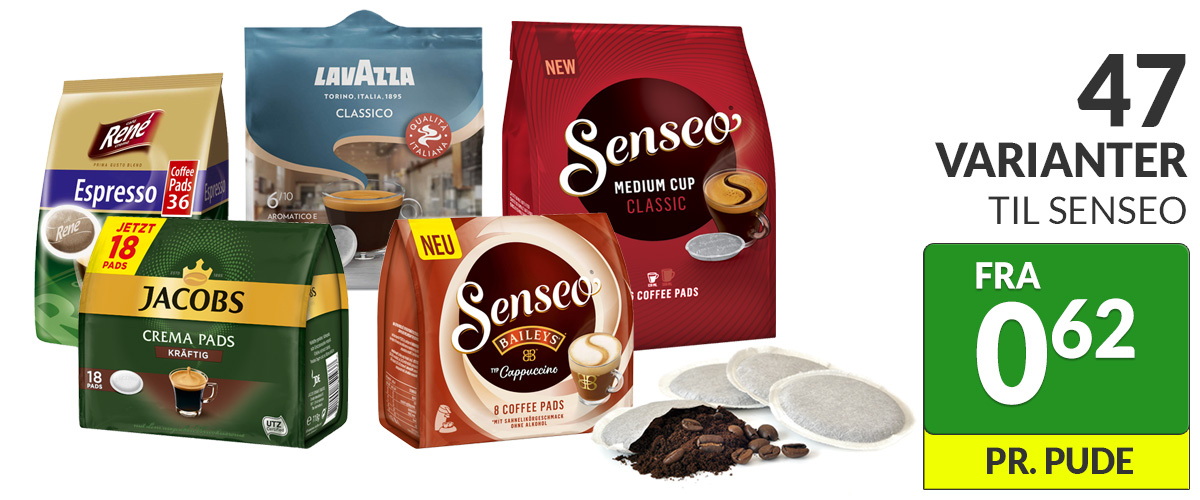 Klik her og se vores udvalg til Senseo