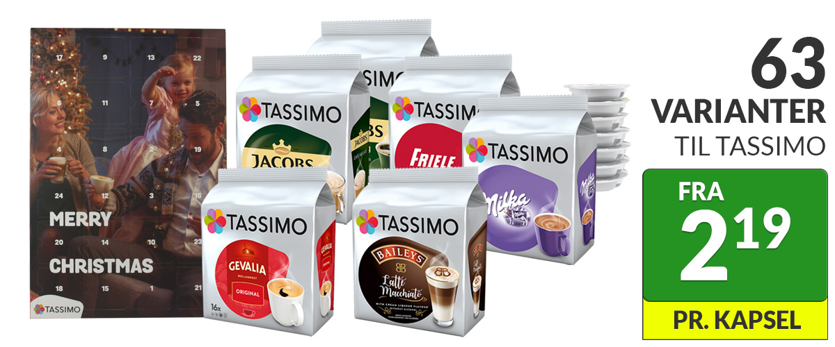 Klik her og se vores udvalg til Tassimo