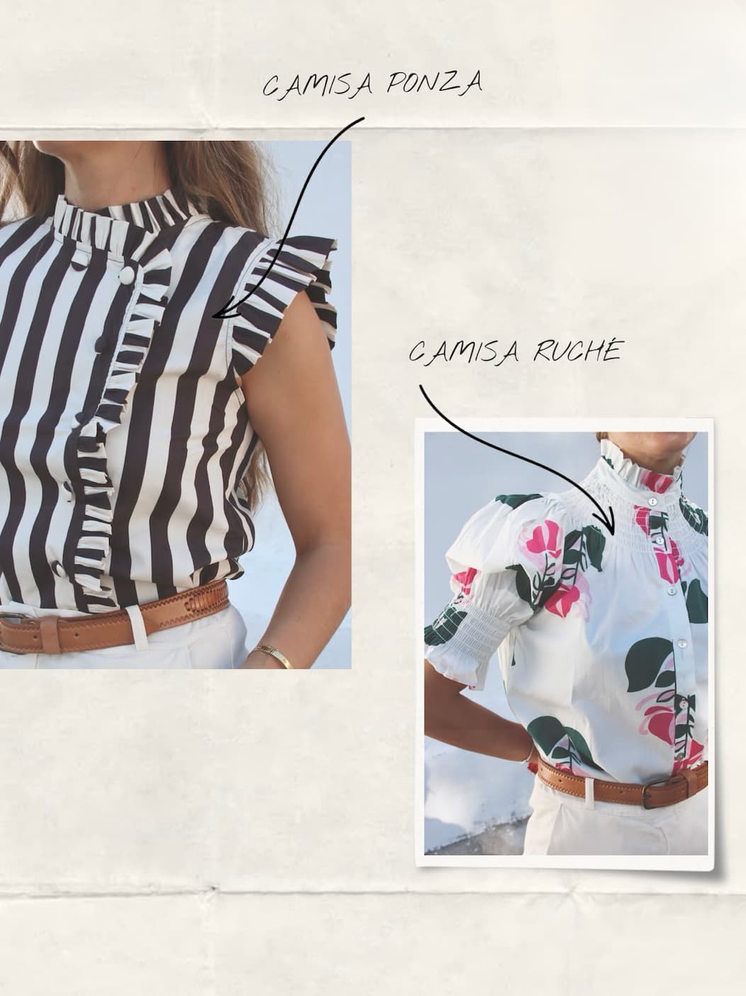 nuevas camisas ponza y ruche
