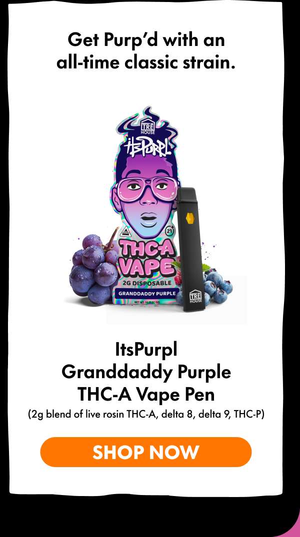 ItsPurpl Granddaddy Purple THC-A Vape Pen