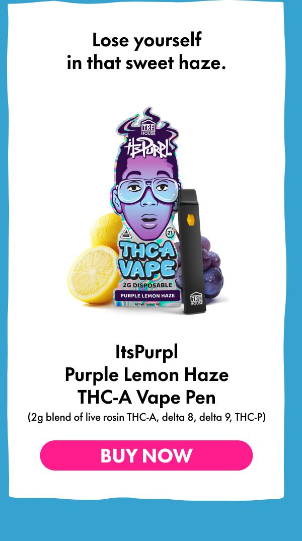 ItsPurpl Purple Lemon Haze THC-A Vape Pen