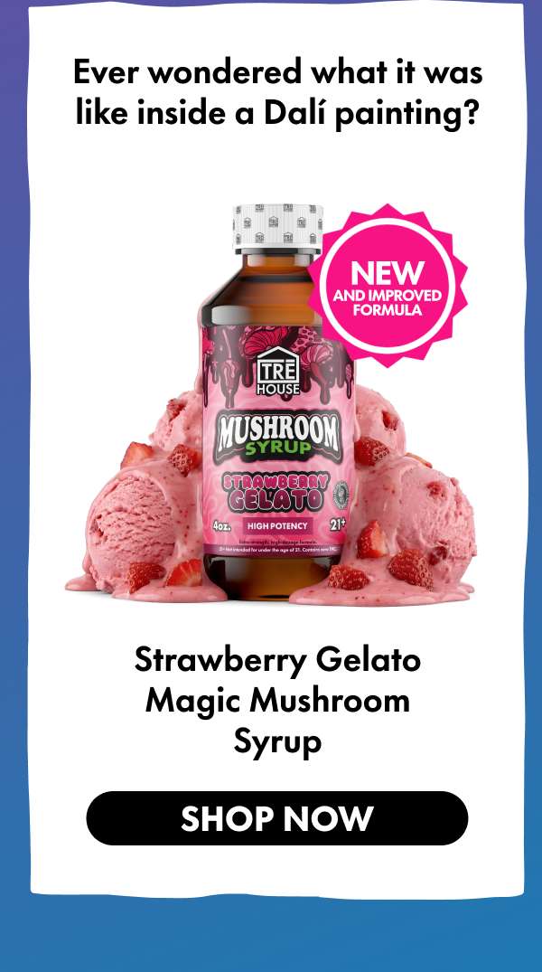Strawberry Gelato Magic Mushroom Syrup
