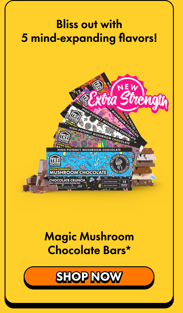 Magic Mushroom Chocolate Bars*